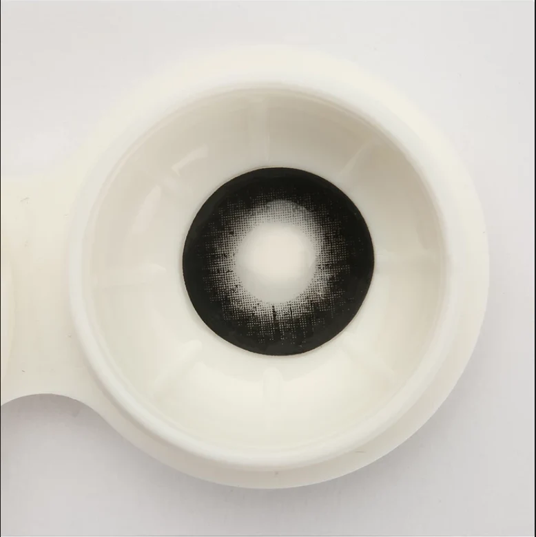 Big Eyes Black Colored Contact Lenses - Image 3