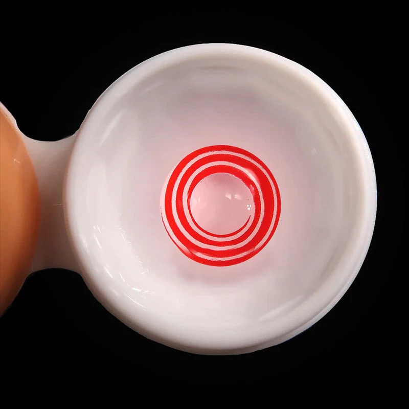 Cosplay Circle Red Contact Lenses - Image 4