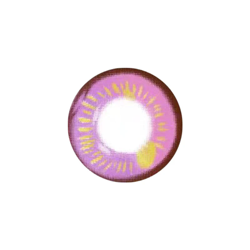 Cosplay Anime Purple Prescription Contact Lenses - Image 4