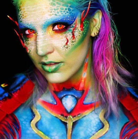 Cosplay Sith Eye red Colored Contact Lenses - Image 3