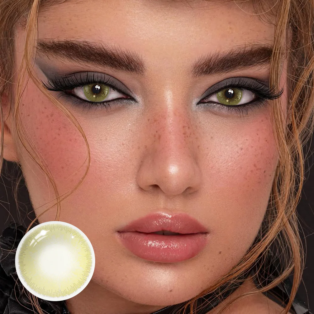 Elite Sandy Gray Prescription Colored Contact Lenses - Image 3
