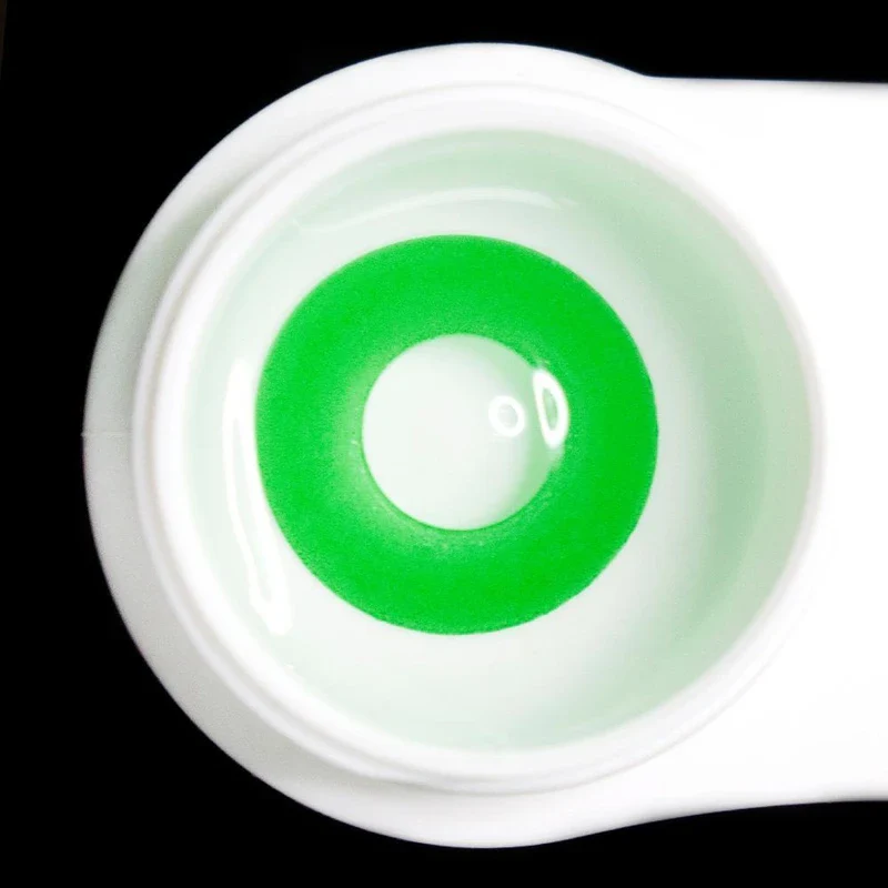Halloween Greenout Colored Contact Lenses - Image 5