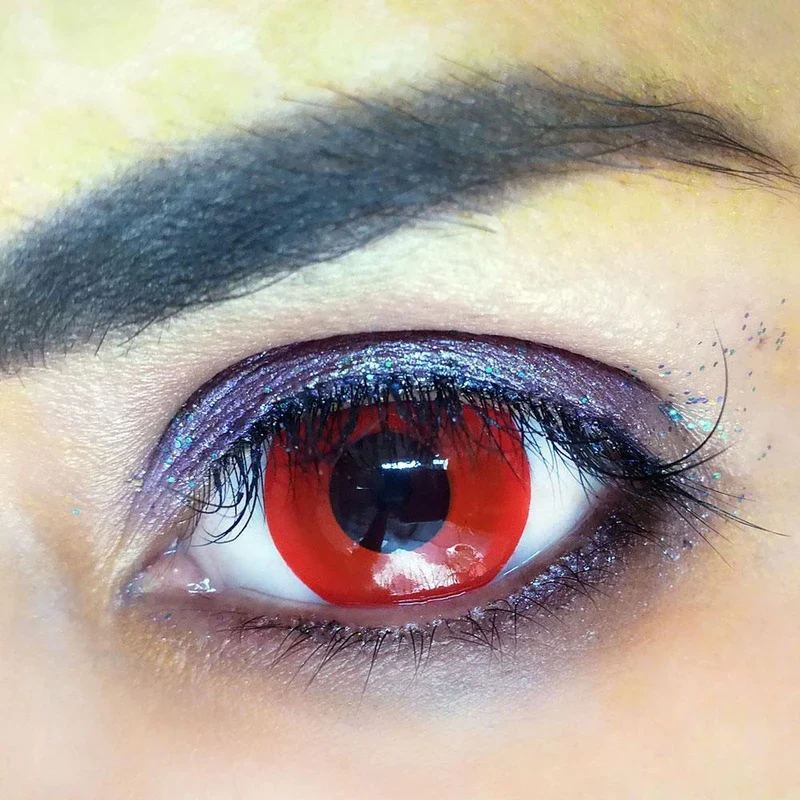 Halloween Redout Prescription Colored Contact Lenses - Image 3