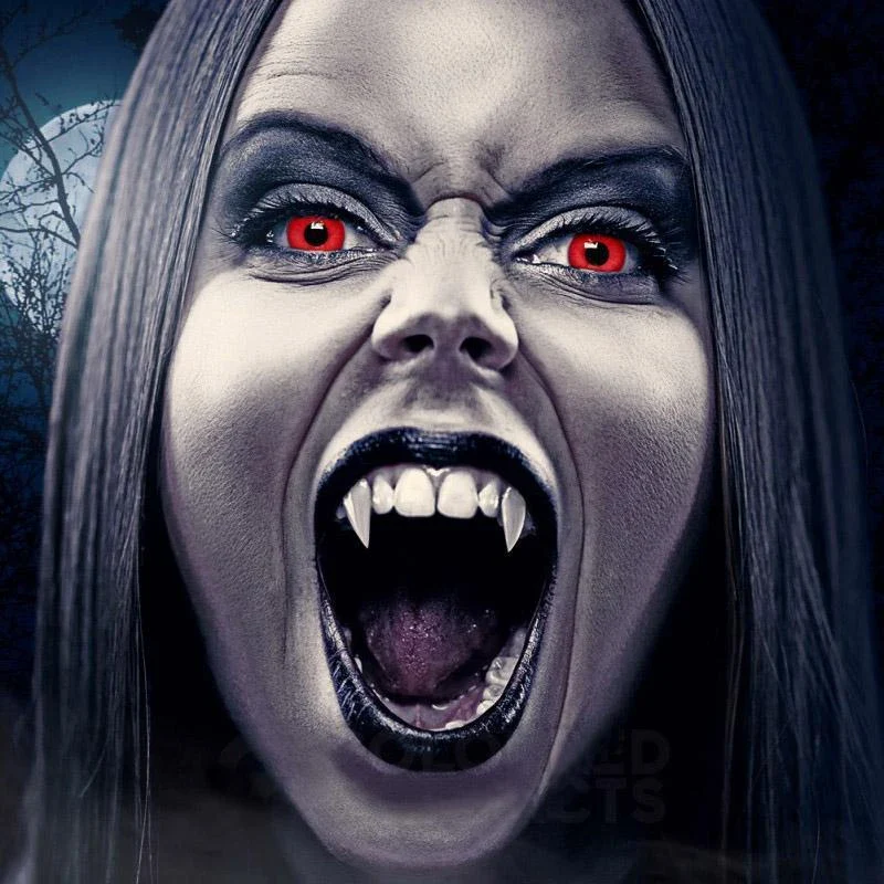 Halloween Redout Prescription Colored Contact Lenses - Image 4