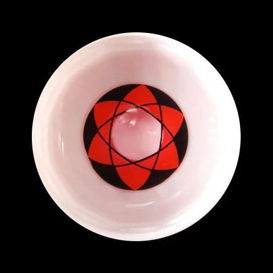Cosplay Sharingan Red Colored Contact Lenses - Image 4
