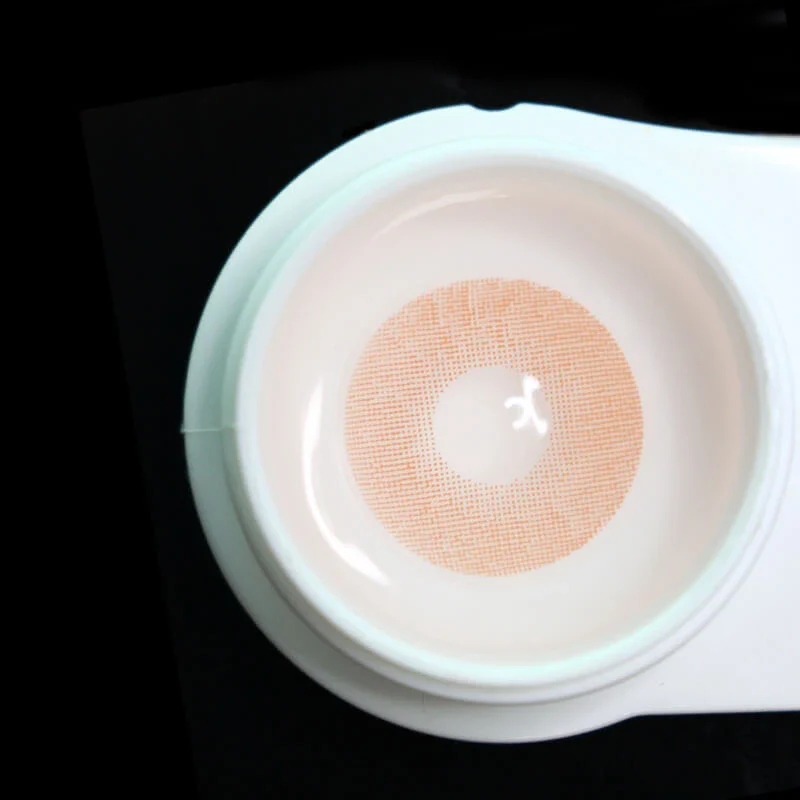 Lemon Marron Brown Colored Contact Lenses - Image 4