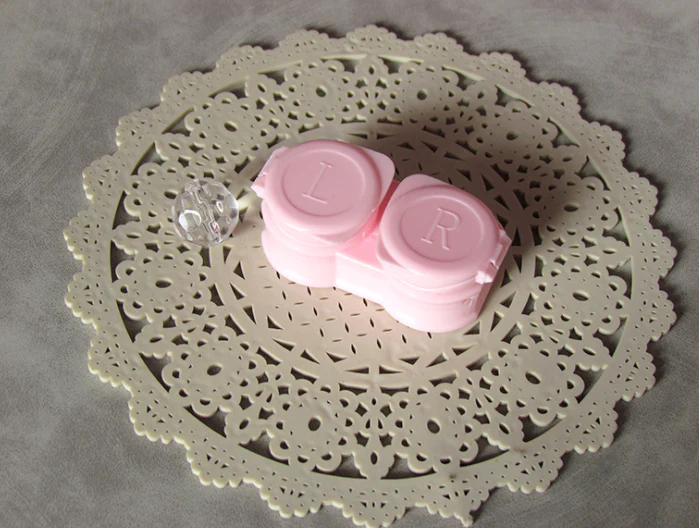 Macaroon flip cover Colored Contact Lens Case - Image 8
