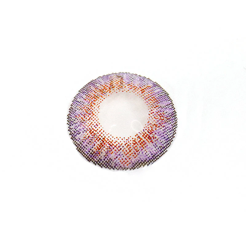 Niesha Purple Colored Contact Lenses - Image 3