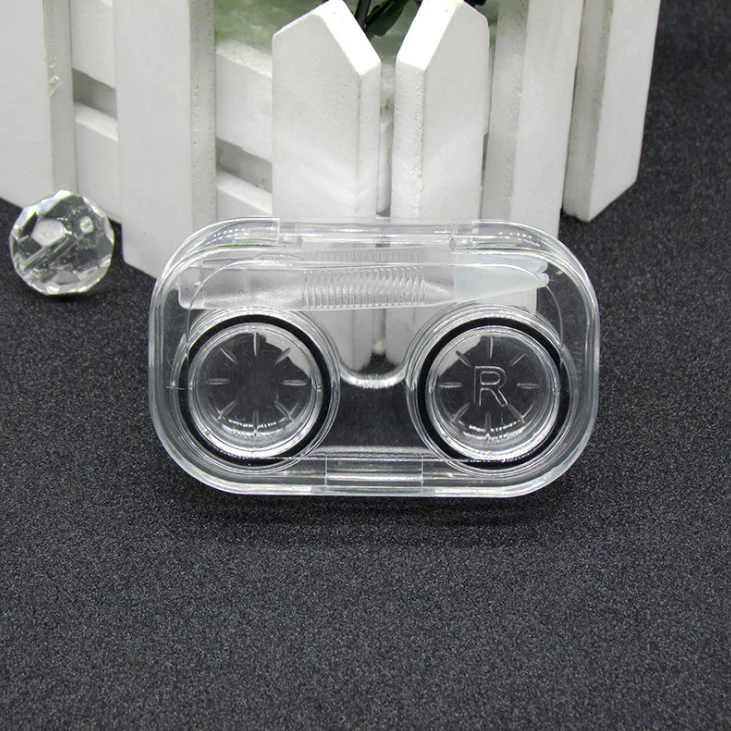 Transparent Multicolor Colored Contact Lens Case - Image 4