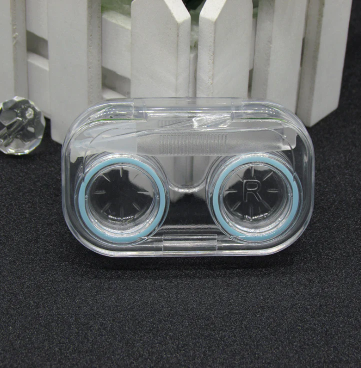 Transparent Multicolor Colored Contact Lens Case - Image 7